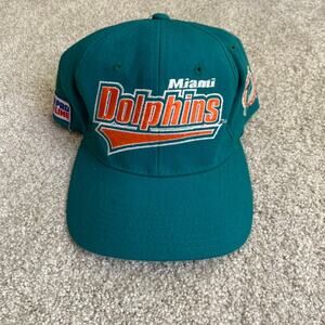 VTG Starter Dolphins Hat Pro Line Miami Wool Script 90s Fitted Retro NFL 90s